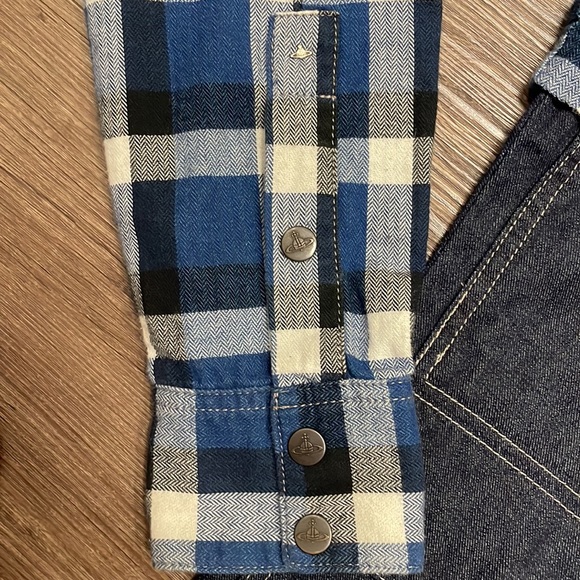 Vivian Westwood Anglomania + Lee Plaid and Denim Shirt - Picture 5 of 12